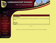 Tablet Screenshot of lm-schlesien-biberach.de